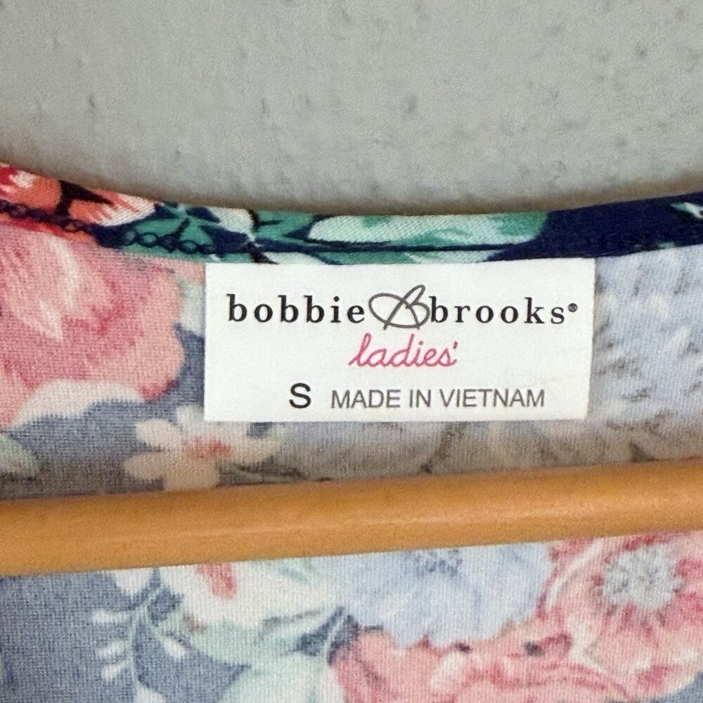 Bobbie Brooks Ladies Dress Floral Short Sleeve Women's Small Romantic Casual - Picture 5 of 8
